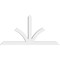 Ekena Millwork Richland Architectural Grade PVC Gable Bracket, 72"W x 36"H x 4"D x 4"F, 12/12 Pitch GBP072X36X0404RIC00 - alternate 5